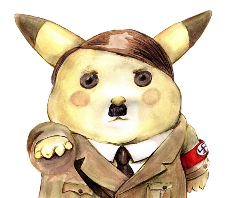 Pikachu in Nazi uniform