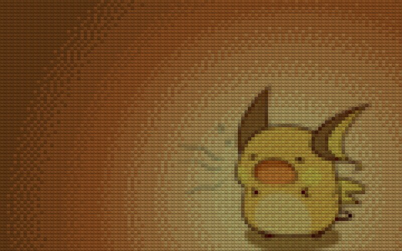 Pikachu in Pixel Art