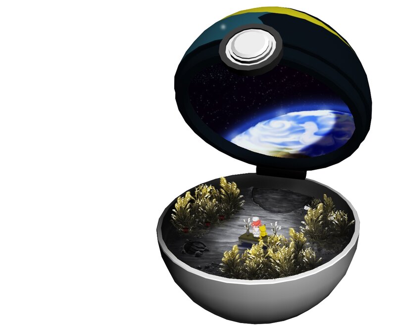 Pikachu in Pokeball