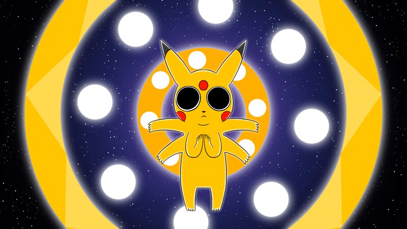 Pikachu in Space