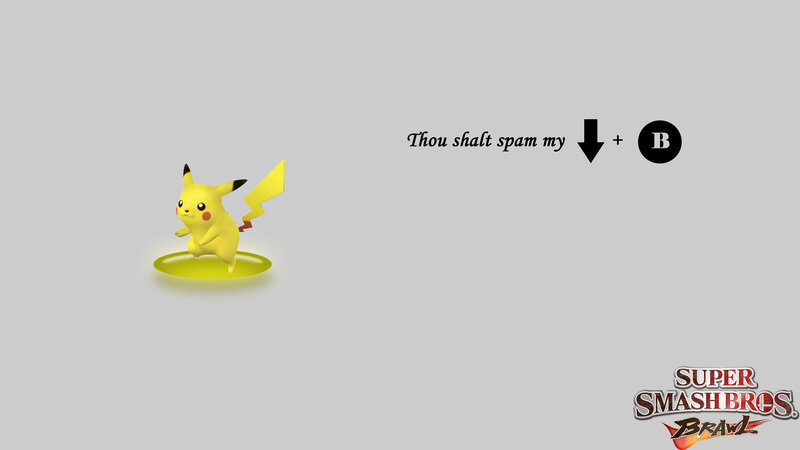 Pikachu in Super Smash Bros. Brawl