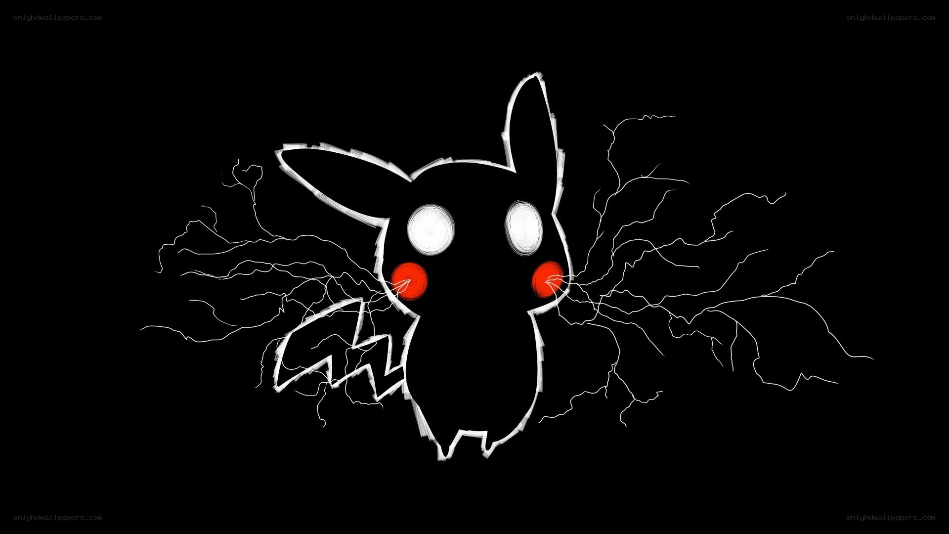 Pikachu lightning art