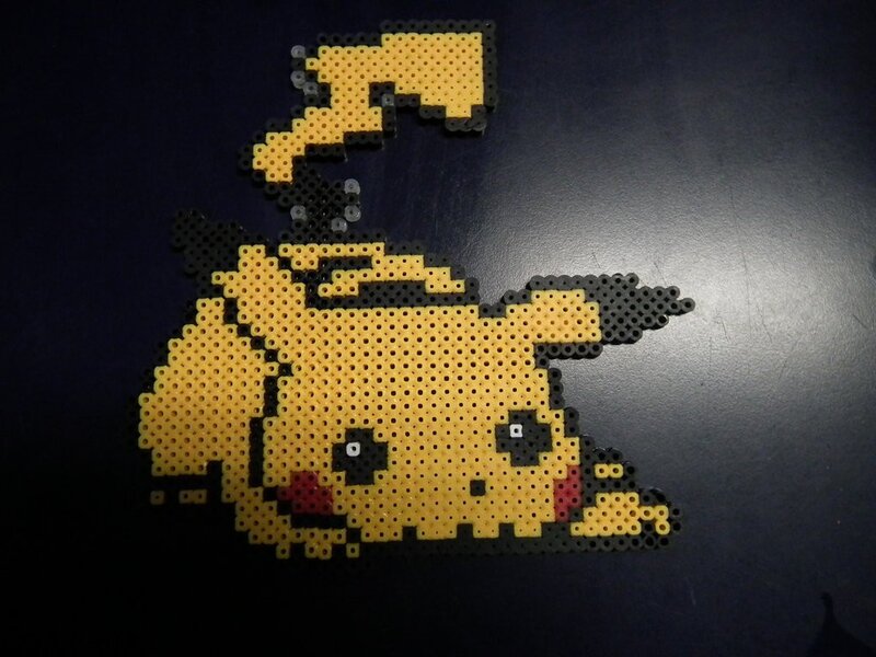 Pikachu Made of Beads