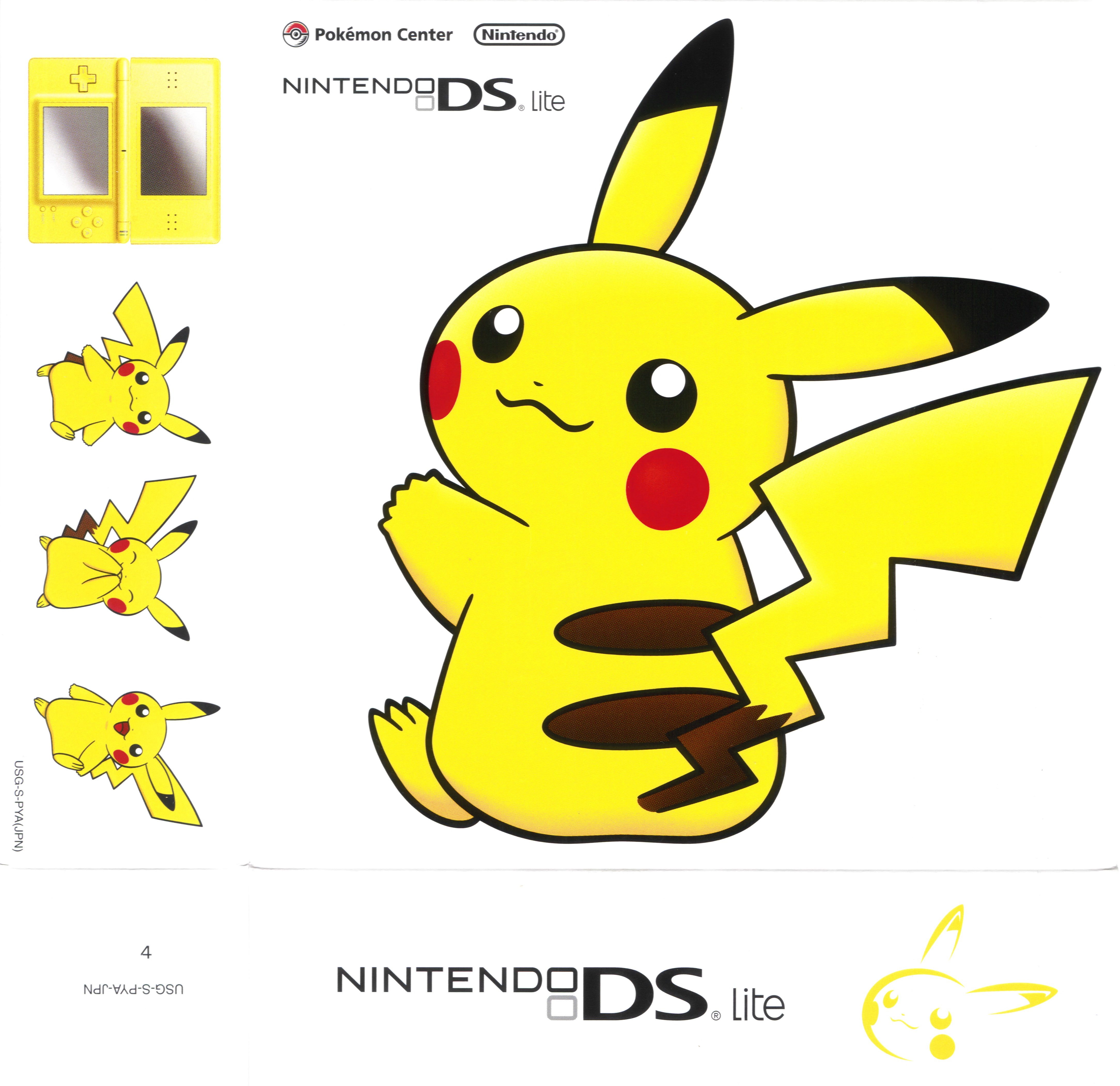 Pikachu on Nintendo DS Lite