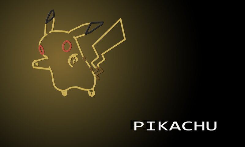 Pikachu Outline