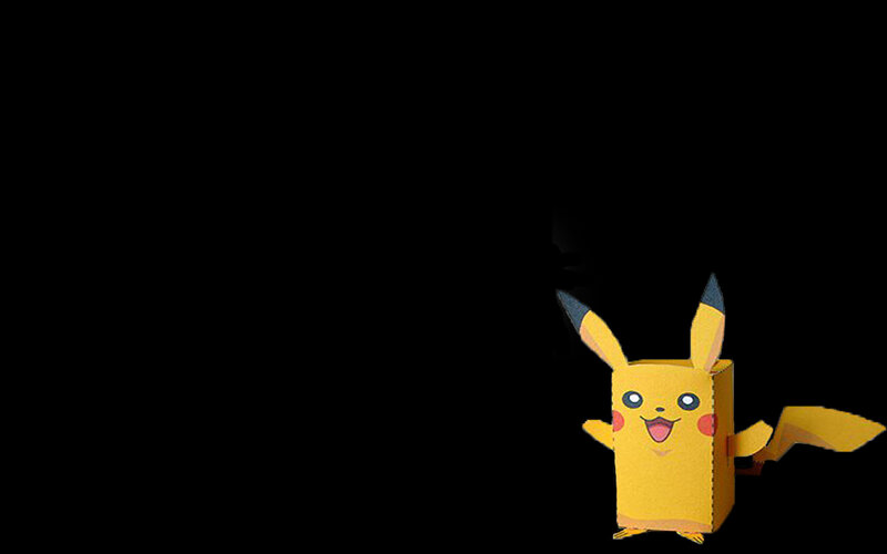 Pikachu paper model