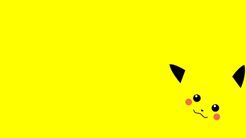 Pikachu peeking from corner