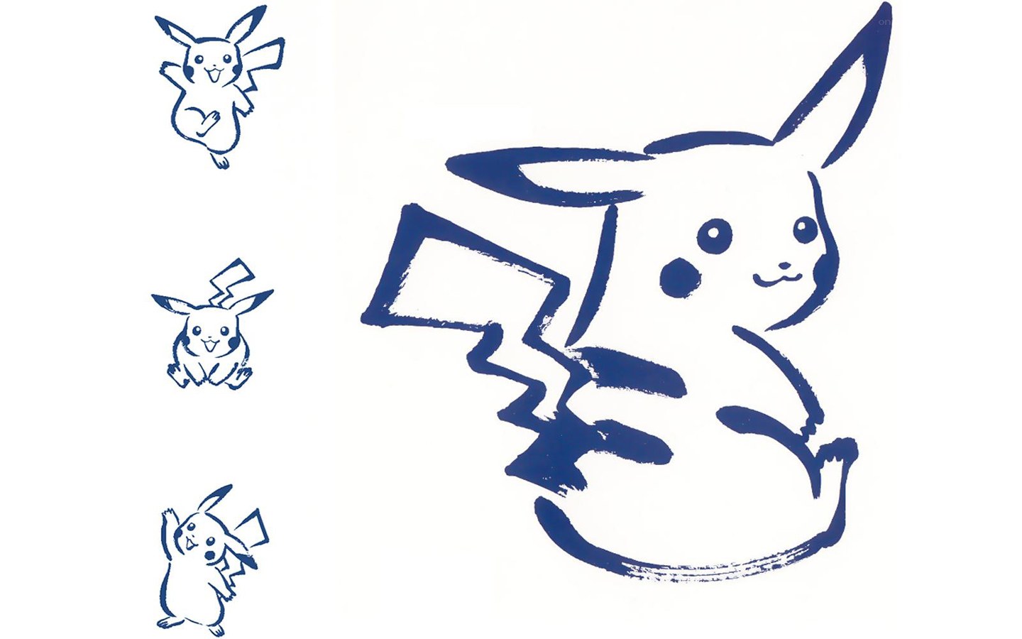 Pikachu sketch designs