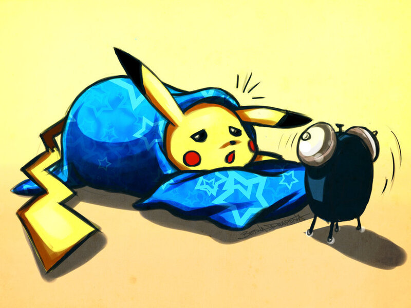 Pikachu Sleeping
