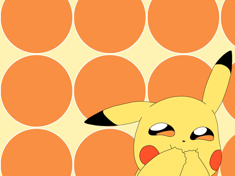 Pikachu Winking — Yellow