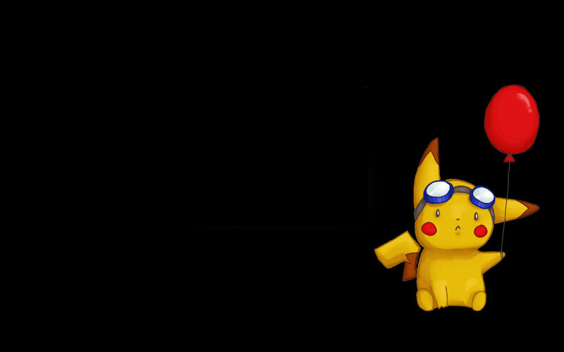 Pikachu with balloon