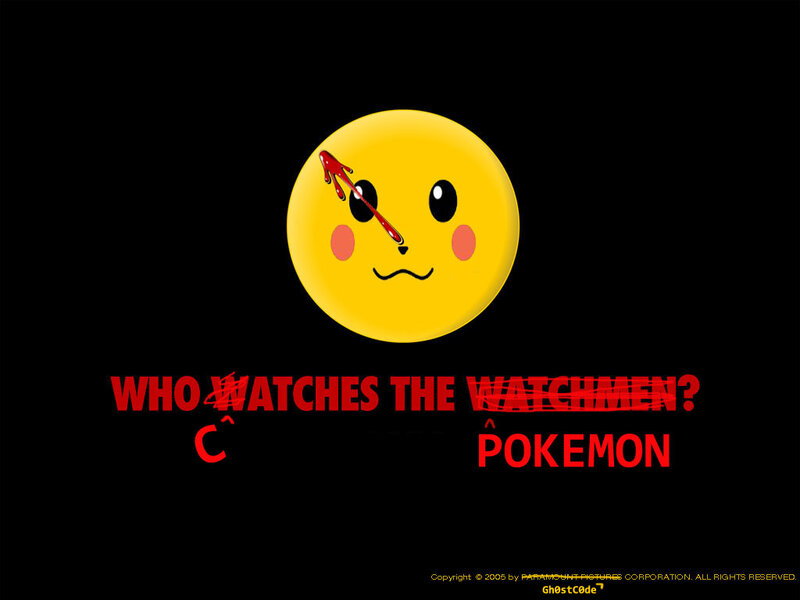 Pikachu with blood