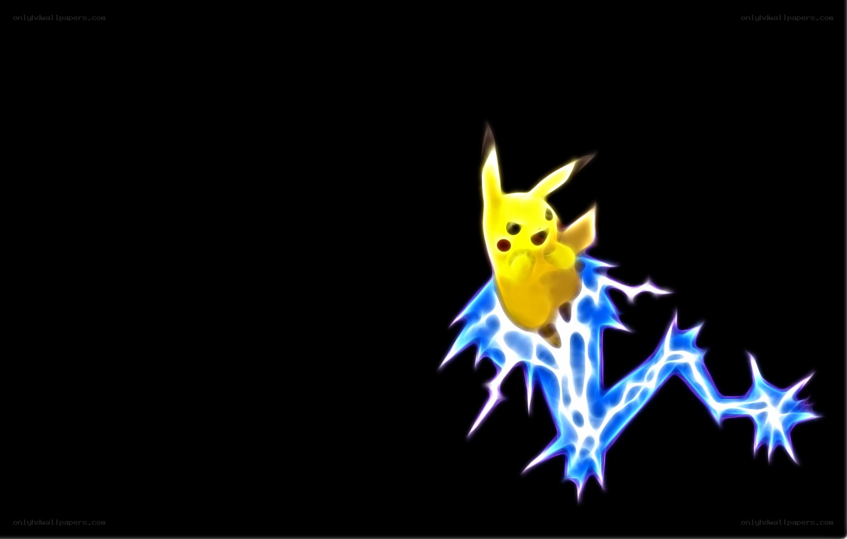 Pikachu with electric aura