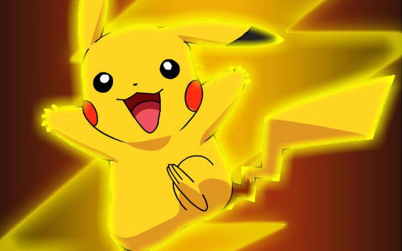 Pikachu with Glowing Aura