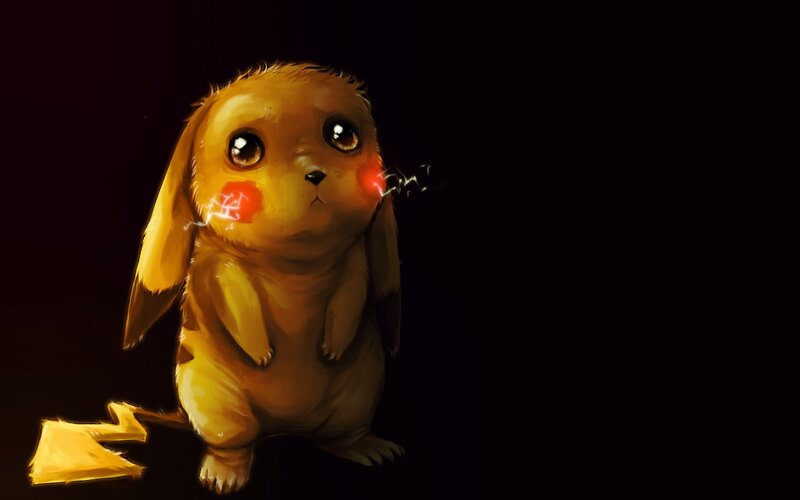 Pikachu with Glowing Cheeks — Yellow