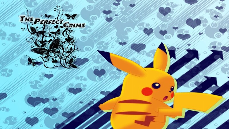 Pikachu with heart pattern