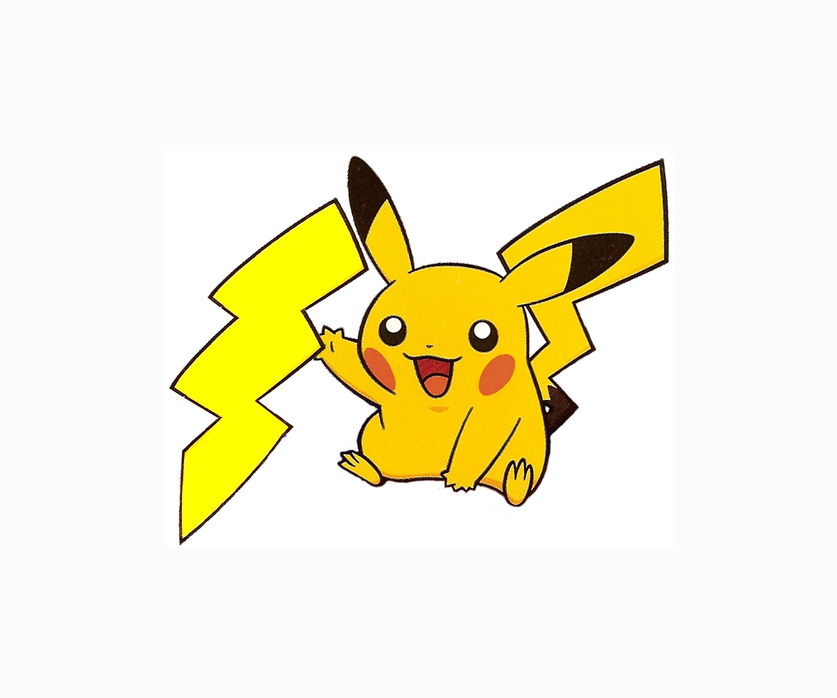 Pikachu with lightning bolt