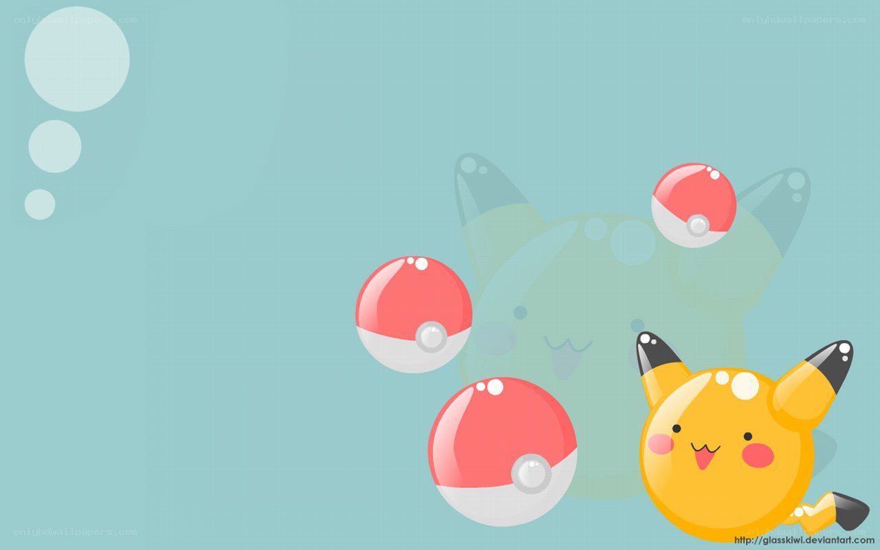 Pikachu with Poké Balls