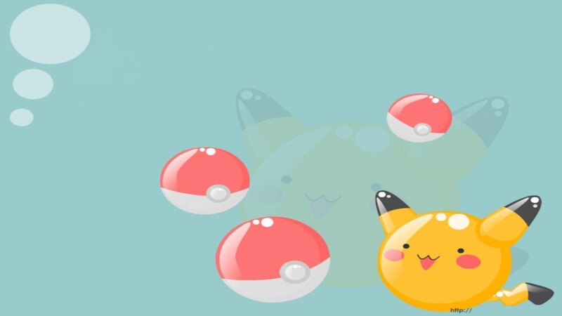 Pikachu with Poké Balls