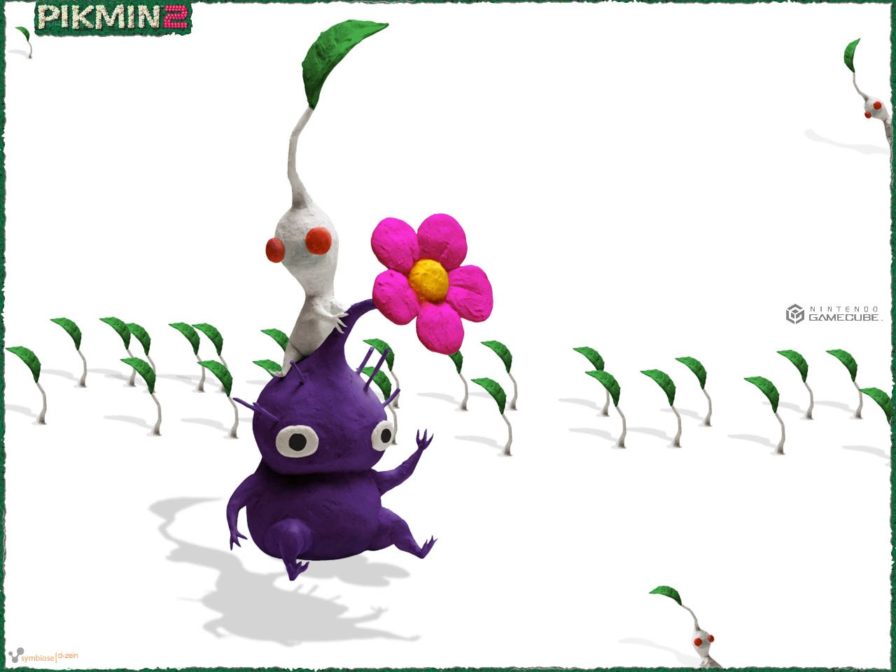 Pikmin 2 characters in a field