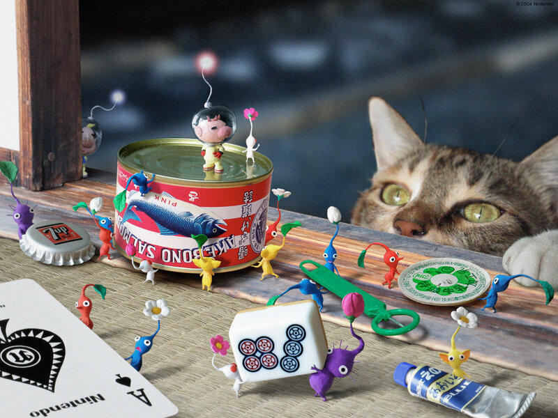 Pikmin Characters on Table