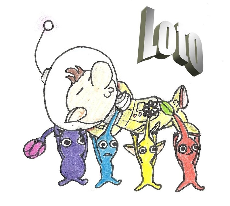 Pikmin Characters with Olimar — Yellow