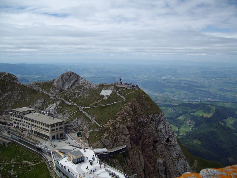 Pilatus mountain summit view