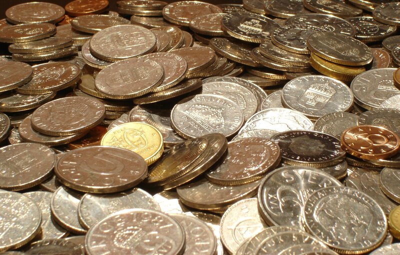 pile of coins