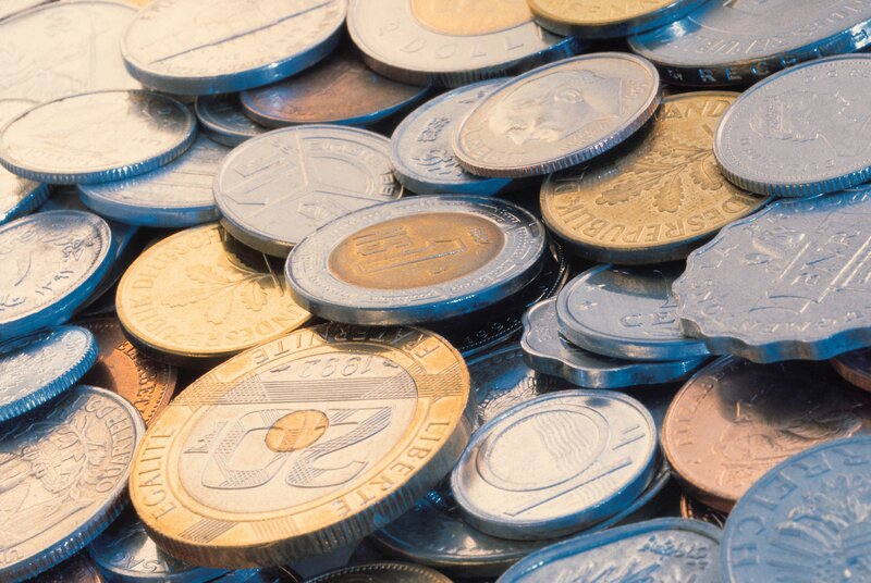 pile of coins