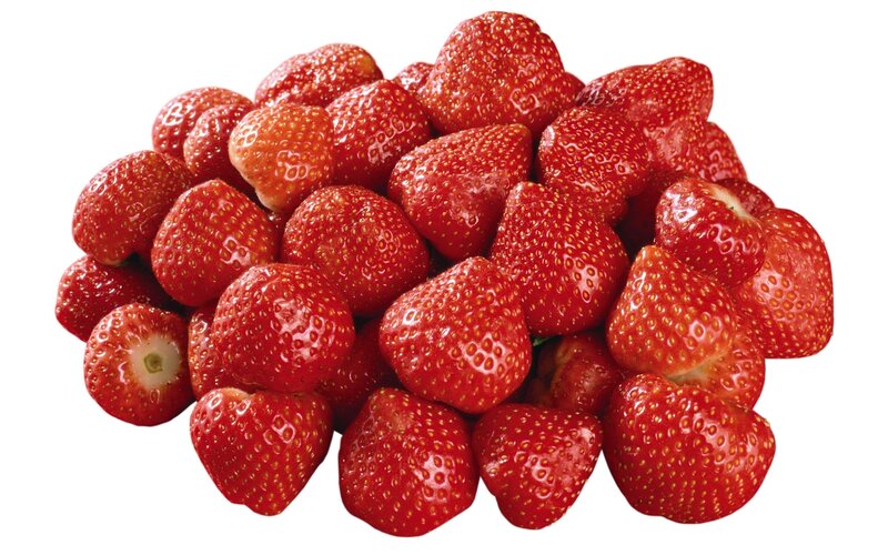 Pile of Fresh Strawberries — Red, Neutral