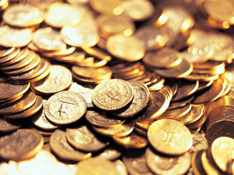 pile of gold coins
