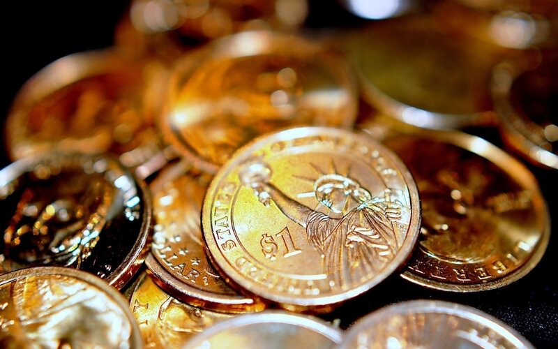 pile of gold coins