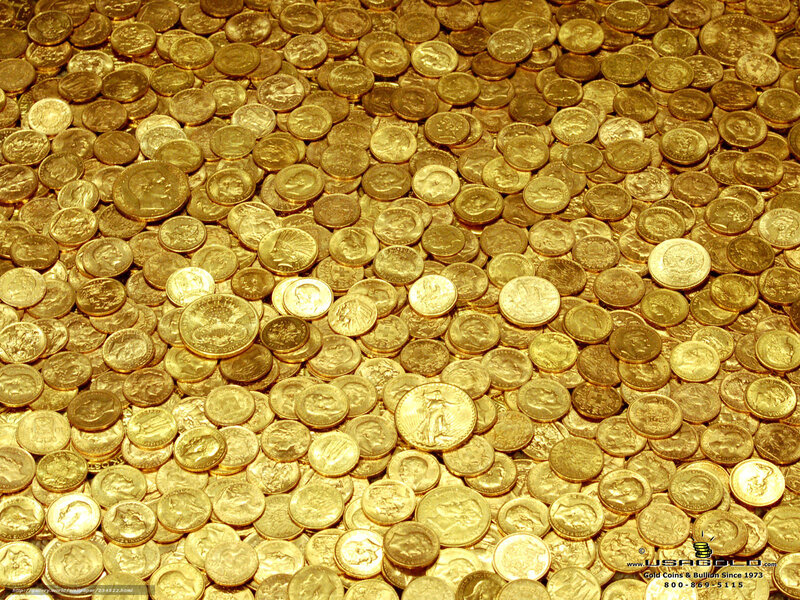 pile of gold coins
