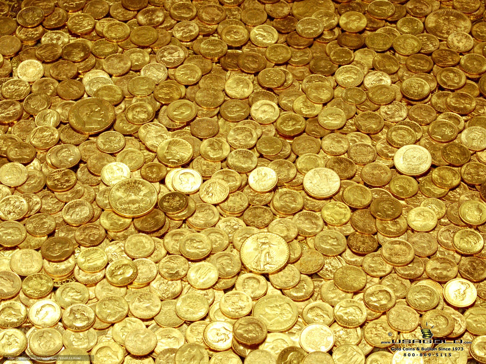 pile of gold coins