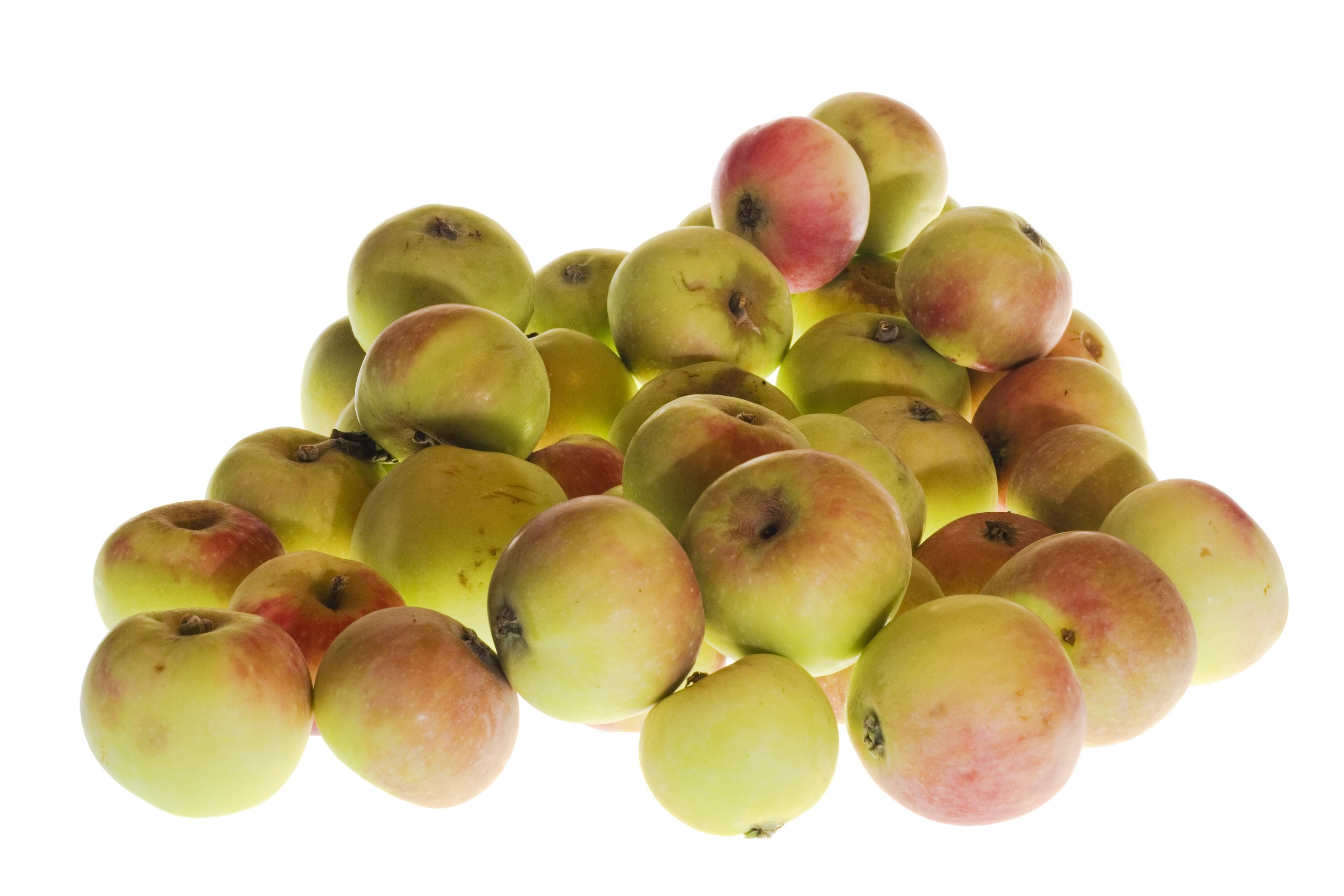pile of green apples