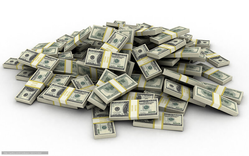 pile of hundred-dollar bills
