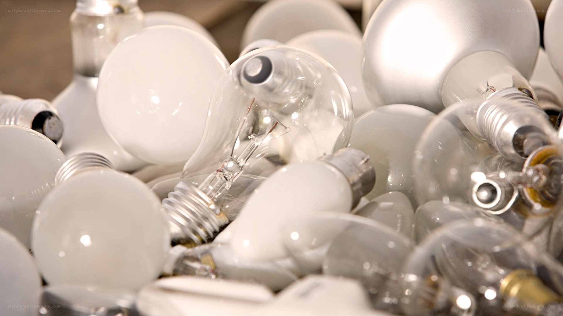 pile of light bulbs