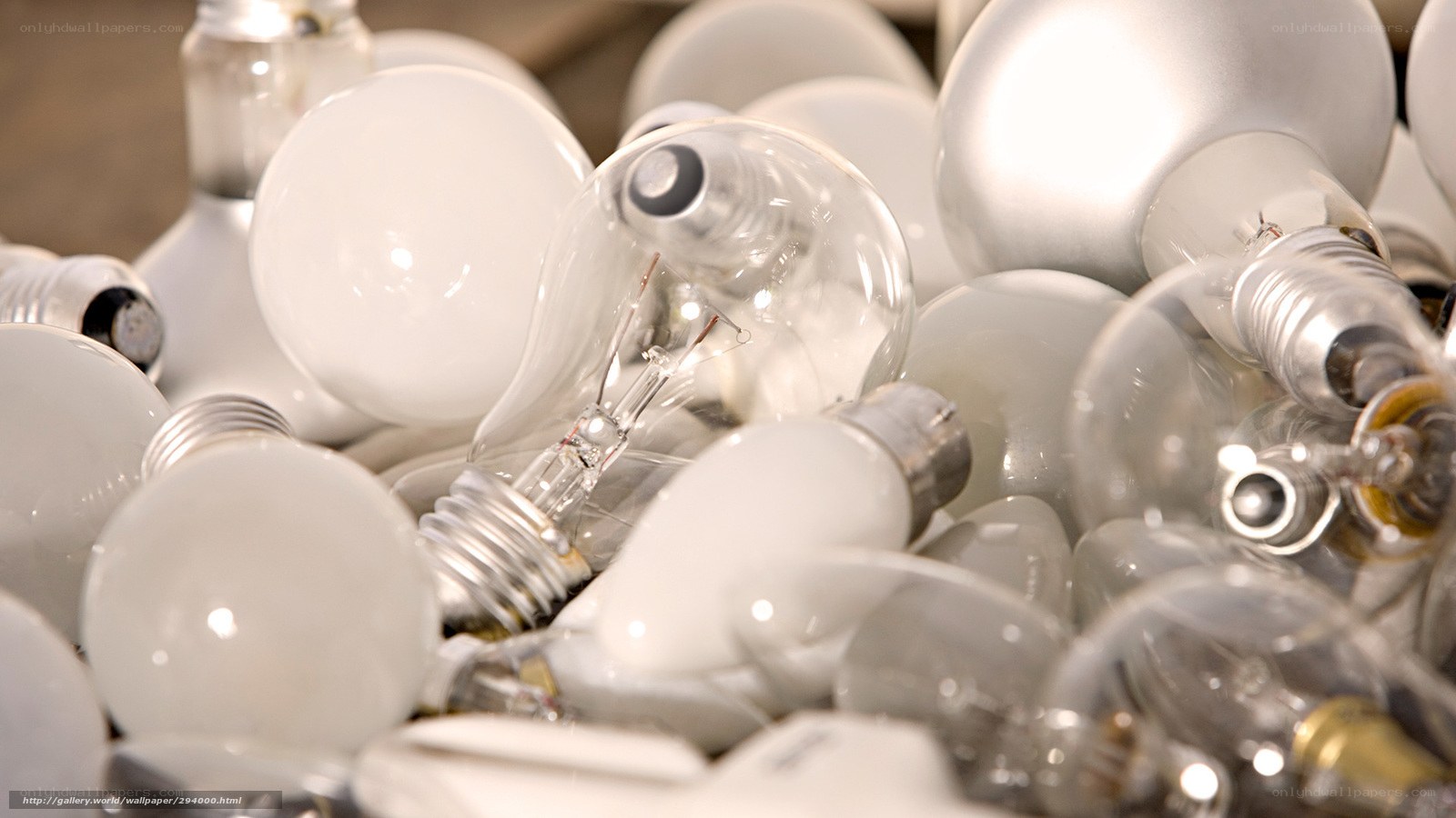 pile of light bulbs
