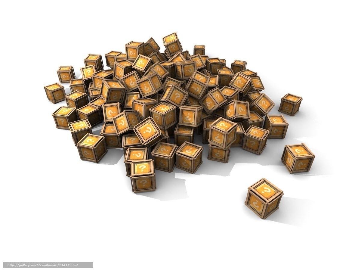 pile of mystery boxes