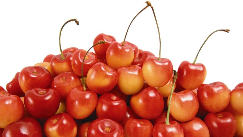 Pile of Red Cherries — Fresh