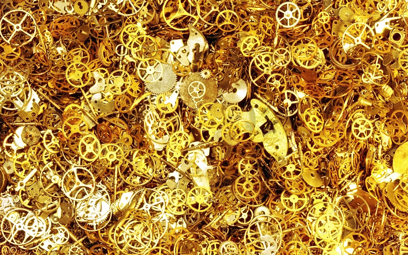 Pile of watch gears