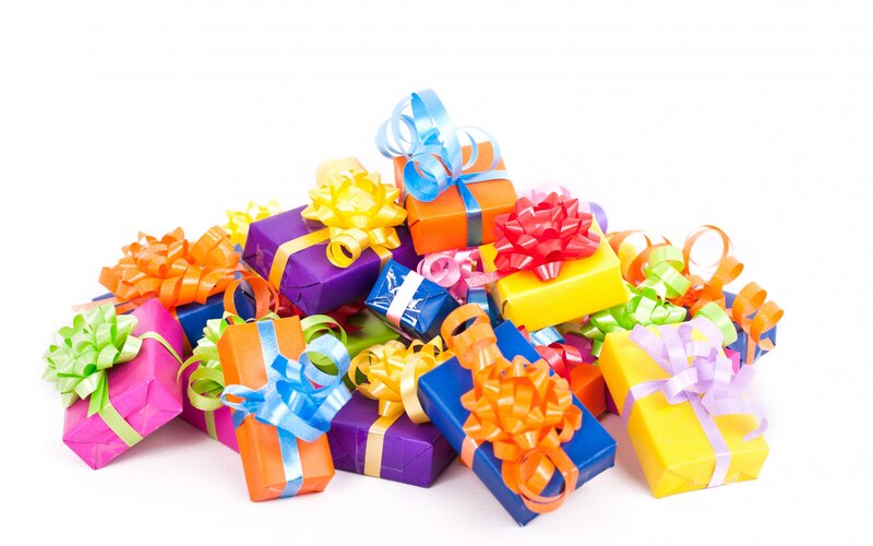 Pile of Wrapped Gifts