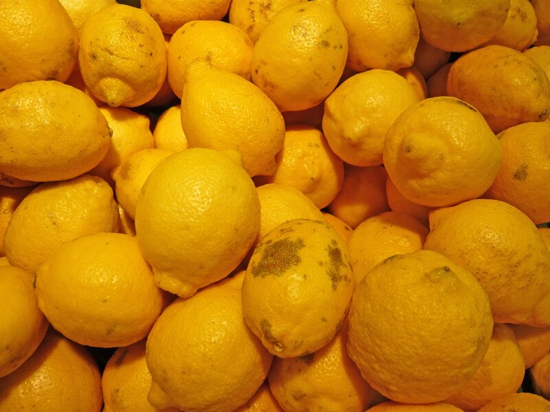 Pile of Yellow Lemons