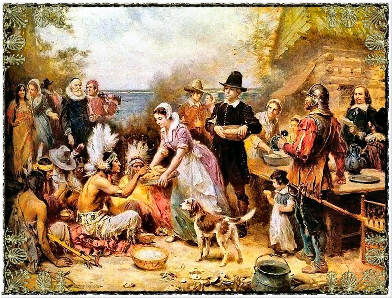 Pilgrims and Native Americans