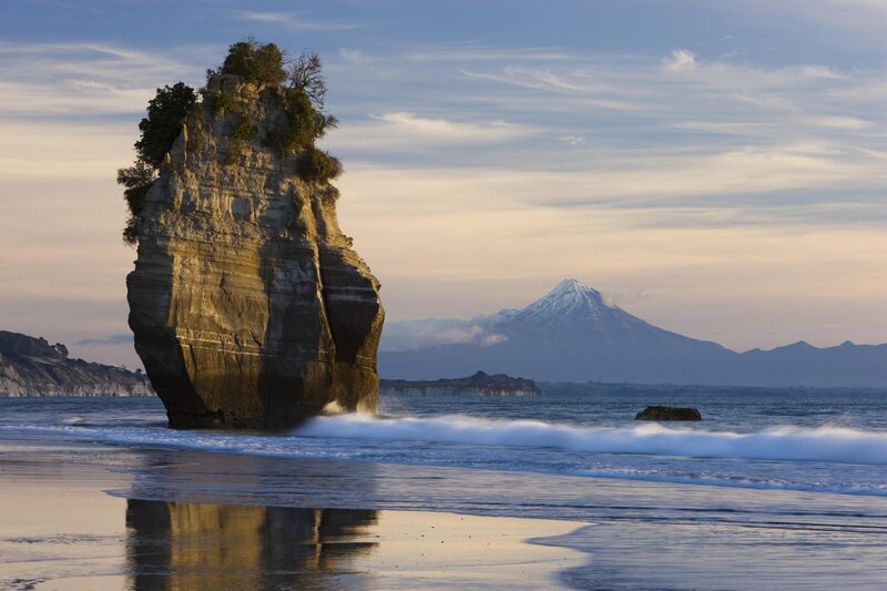 Pillar rock at sunset