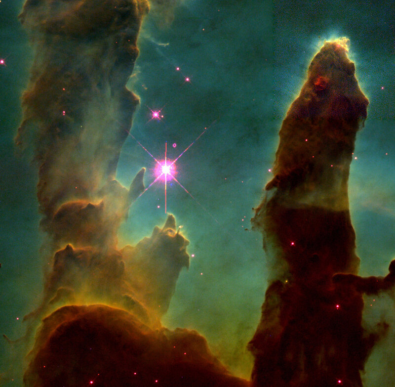 Pillars of Creation — Green