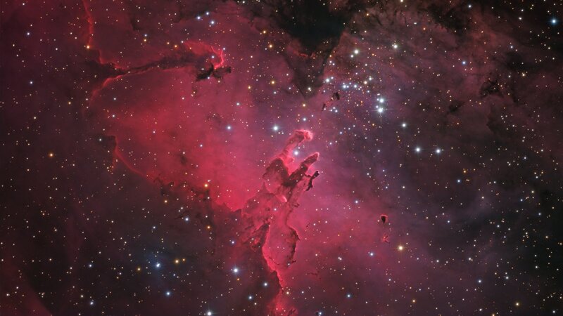 Pillars of Creation in Carina Nebula