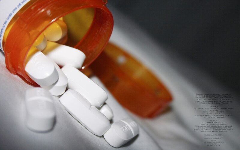 Pills Spilling from Bottle