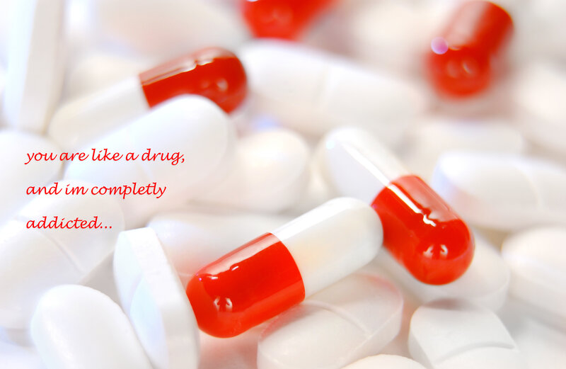 pills with romantic quote