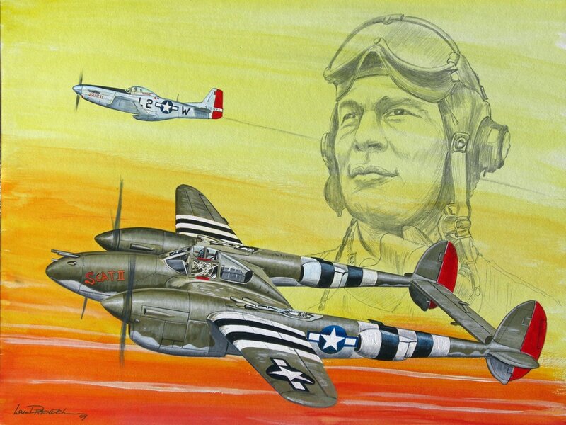 Pilot and Two Planes